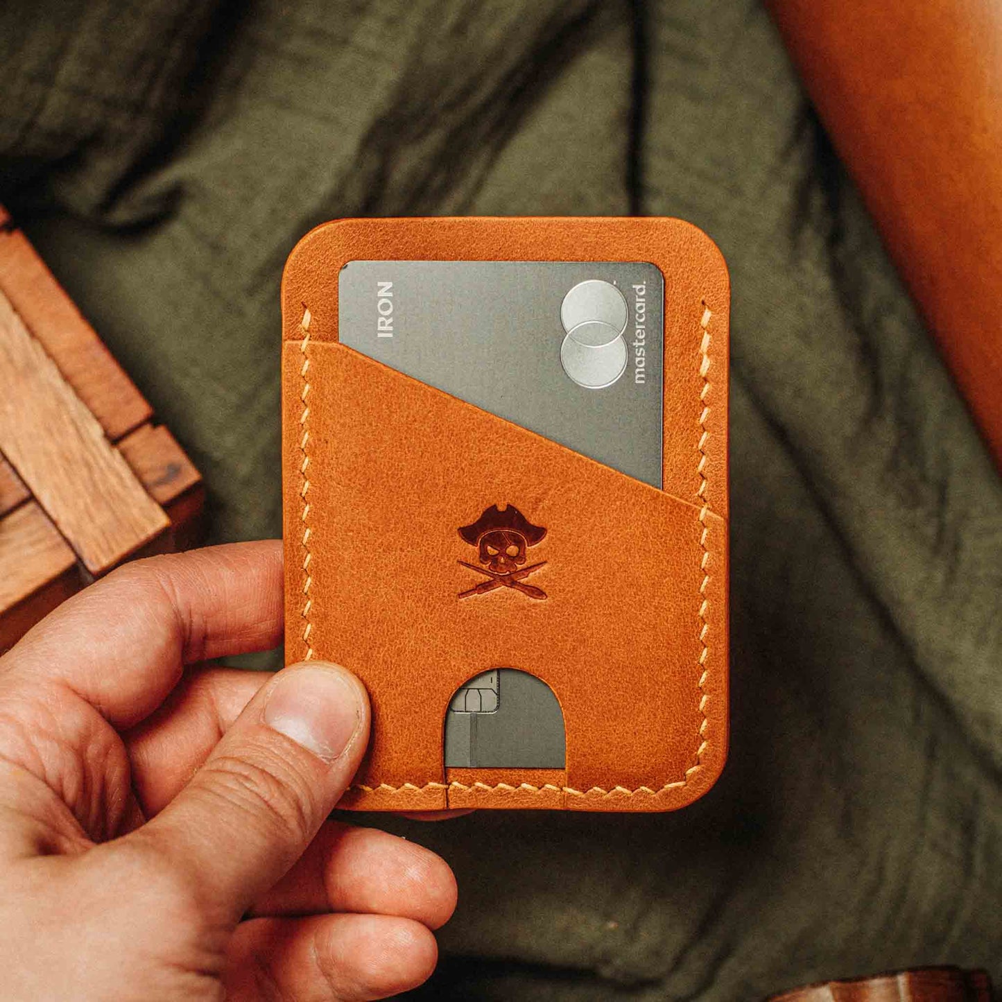 Minimalist Leather Wallet - Boatswain v4 | Slim Card Holder | EDC