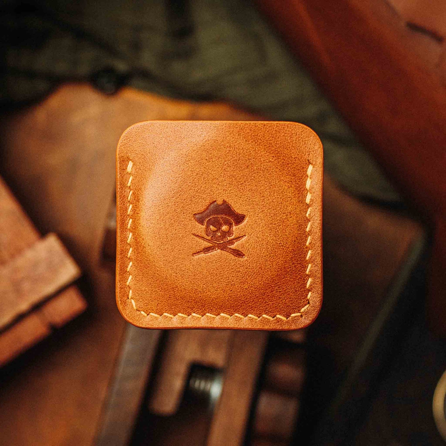 Challenge Coin Holder - Peso Pocket v3 | Leather Coin Case | Handcrafted EDC
