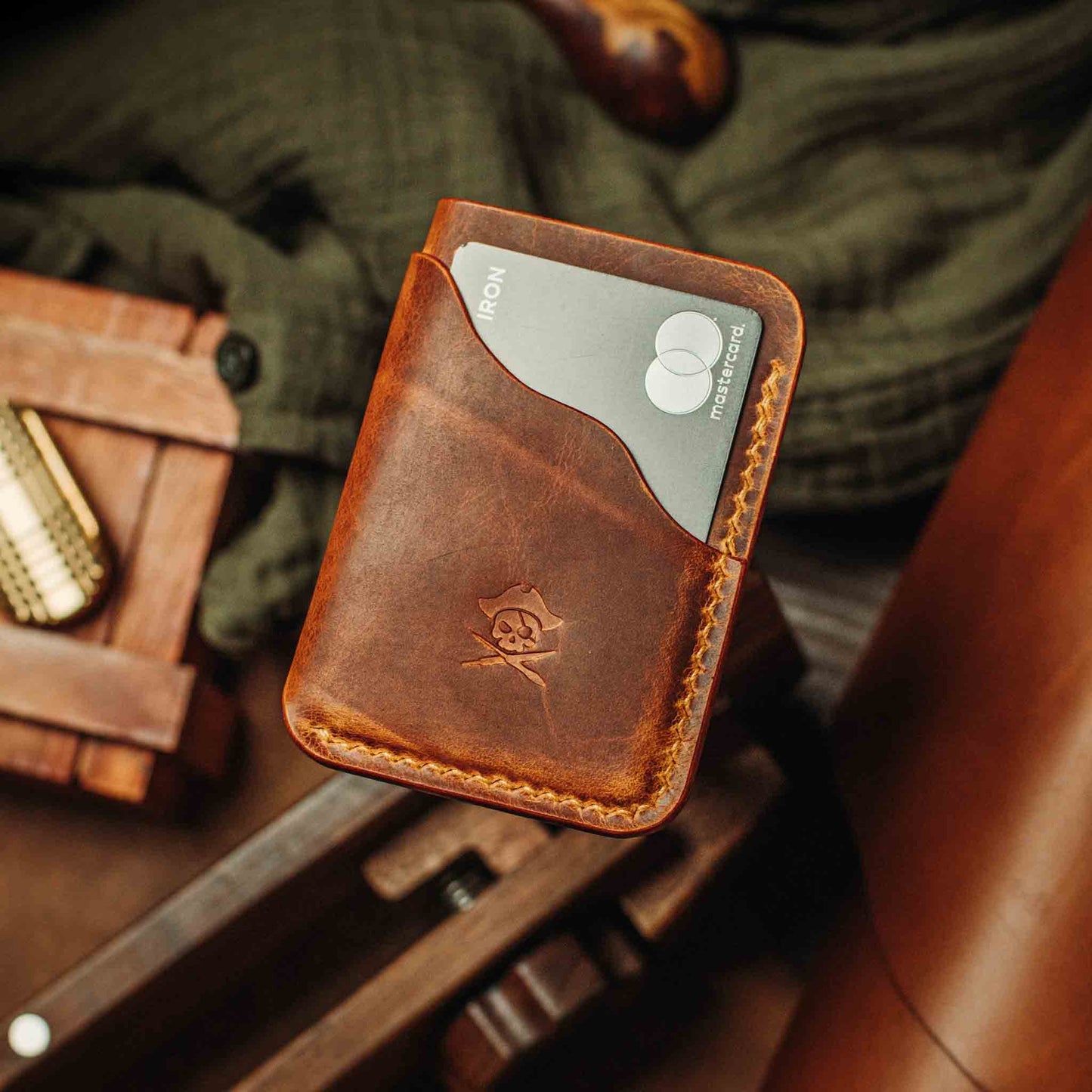 Slim Card Holder - Venturer v2 | Minimalist Leather Wallet | EDC