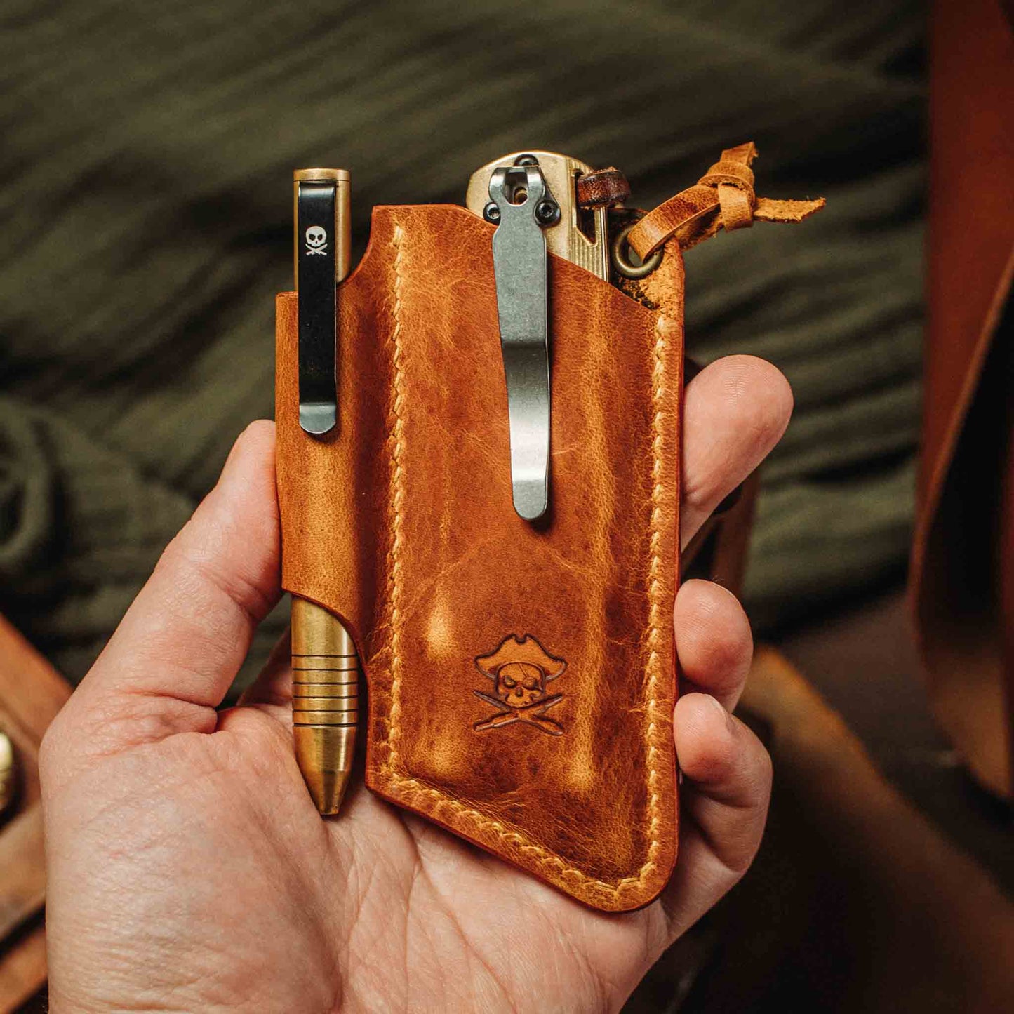 Knife Sheath - Sailor v3 | Leather EDC | Pocket Knife Holder