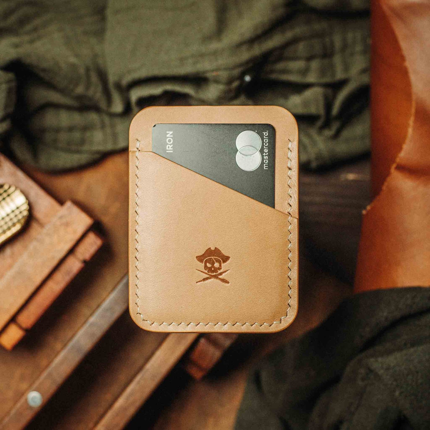 Slim Leather Wallet - Boatswain v3 | Minimalist Card Holder | EDC