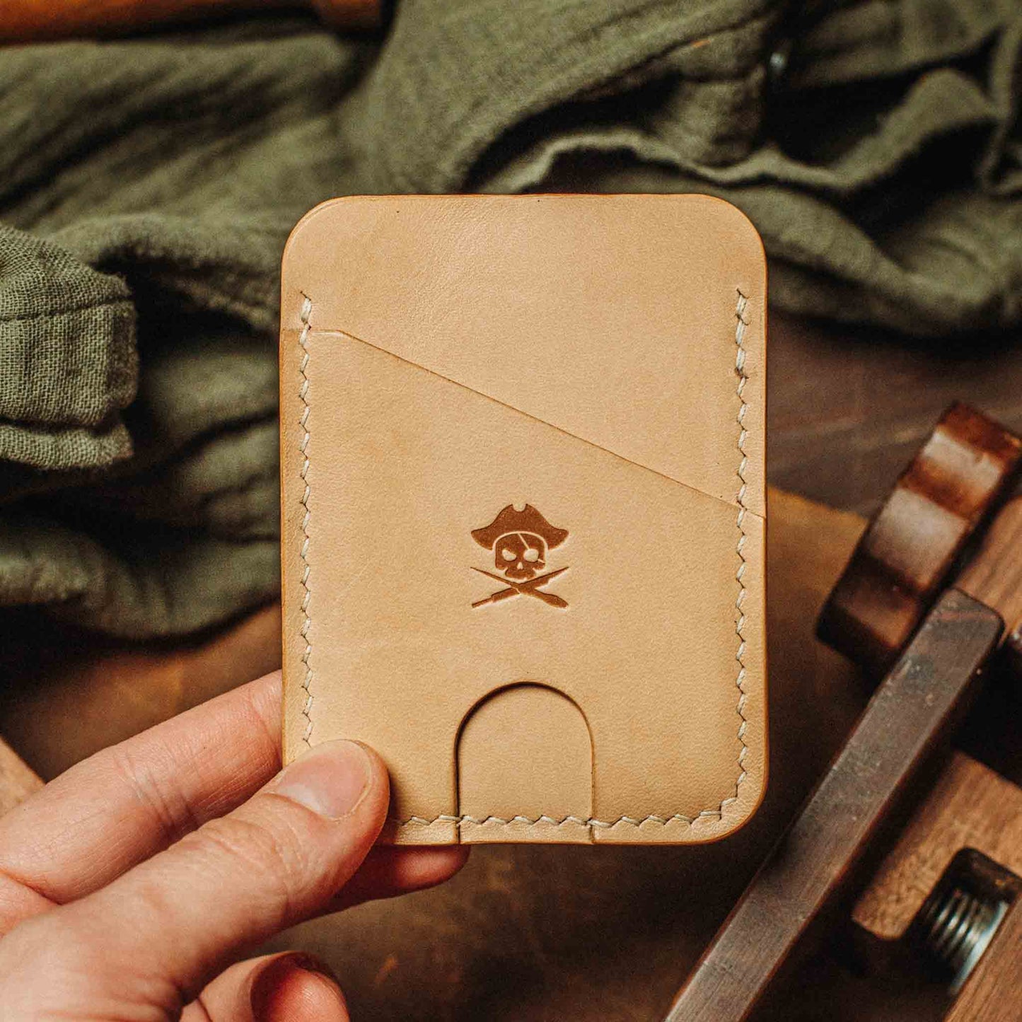 Minimalist Leather Wallet - Boatswain v4 | Slim Card Holder | EDC