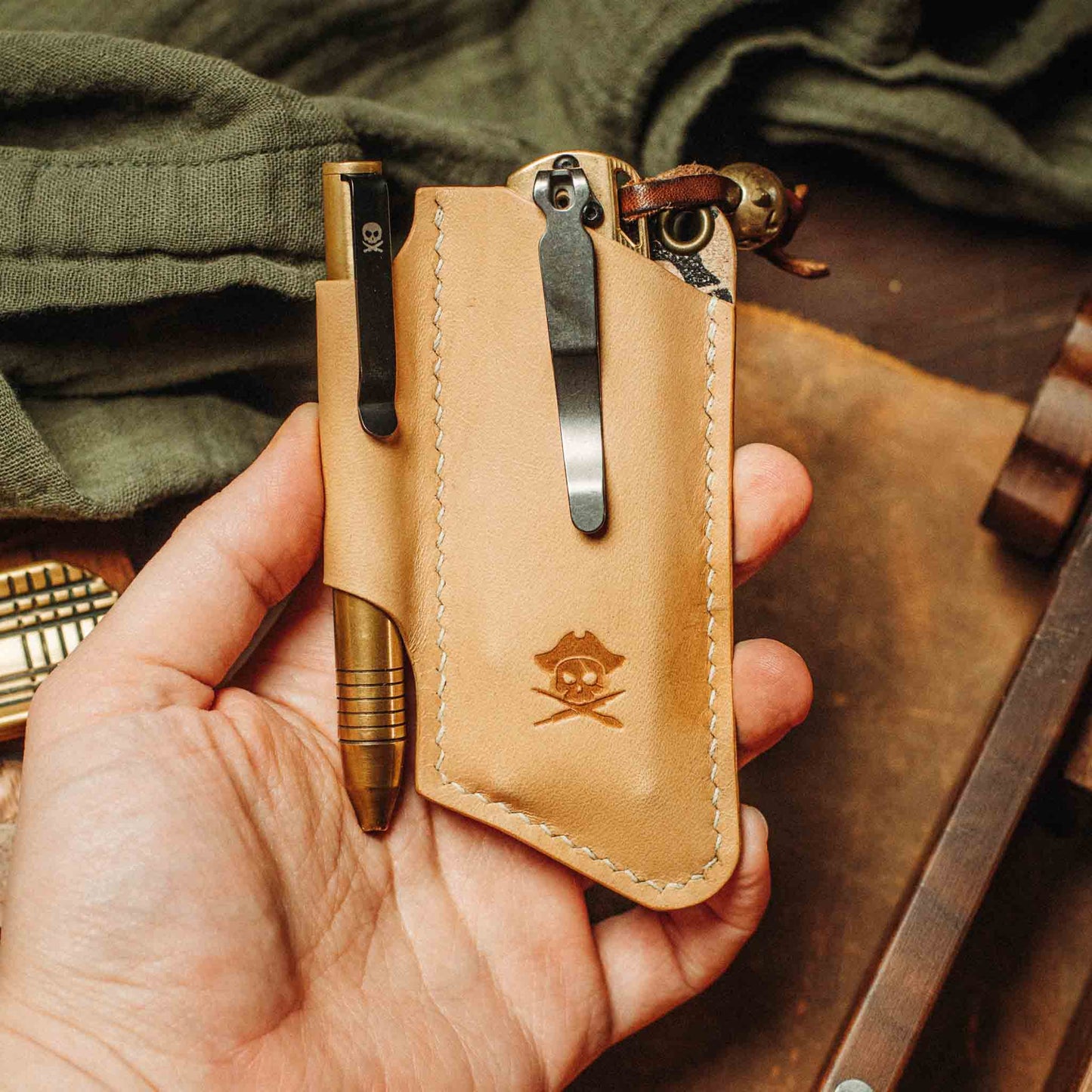 Knife Sheath - Sailor v3 | Leather EDC | Pocket Knife Holder