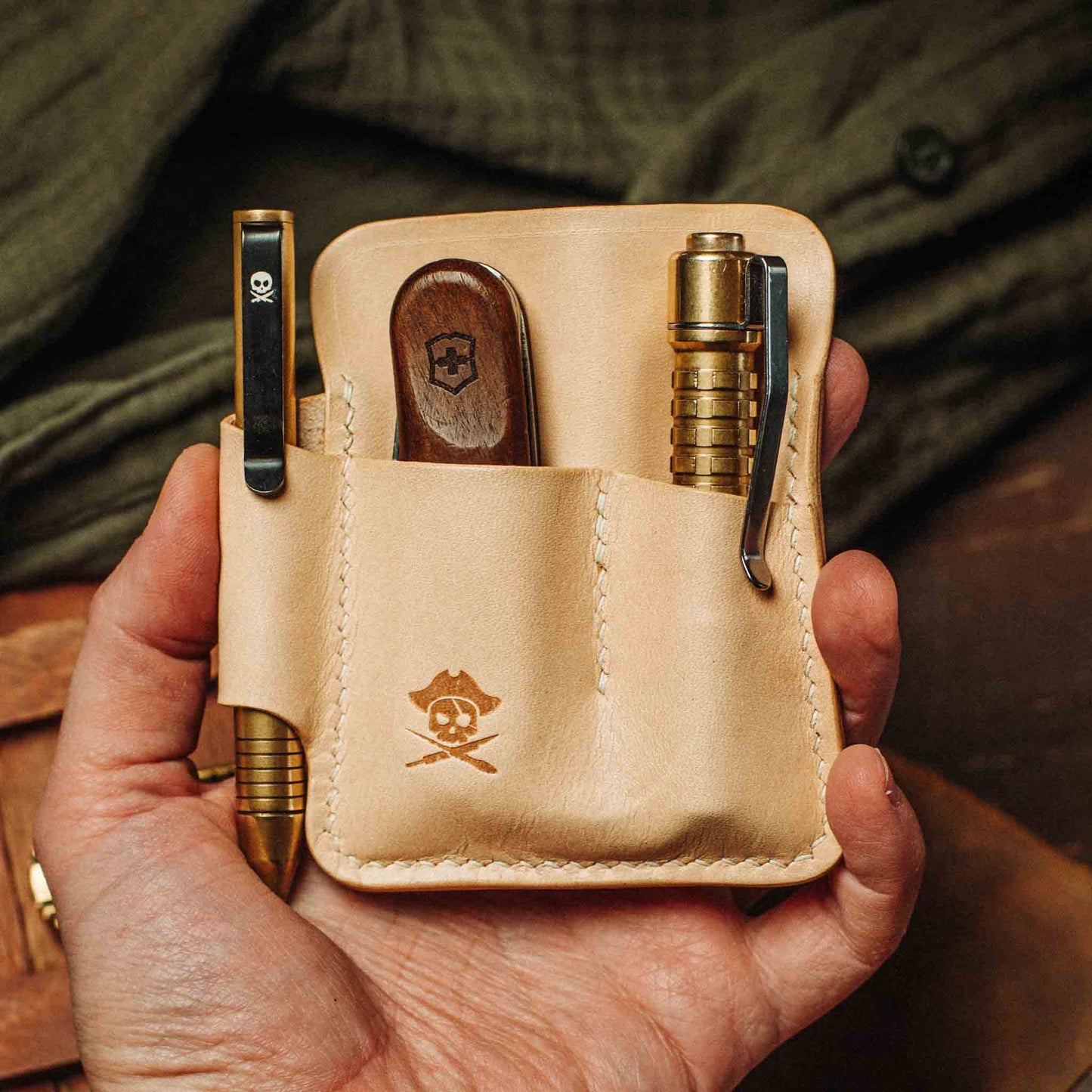 EDC Pocket Organizer - First Mate | Leather Pocket Carrier