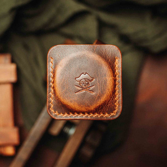 Challenge Coin Holder - Peso Pocket v3 | Leather Coin Case | Handcrafted EDC