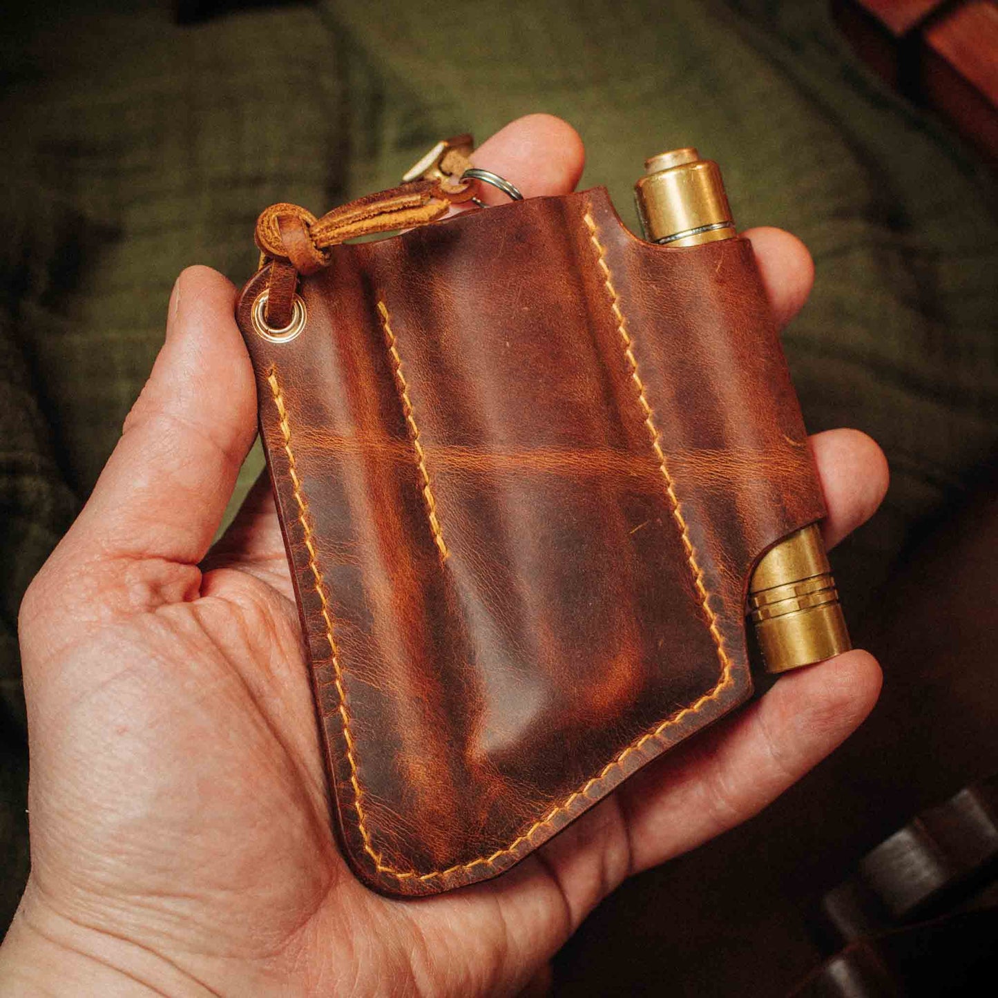 EDC Pocket Organizer - First Mate v3 | Leather Pocket Carrier