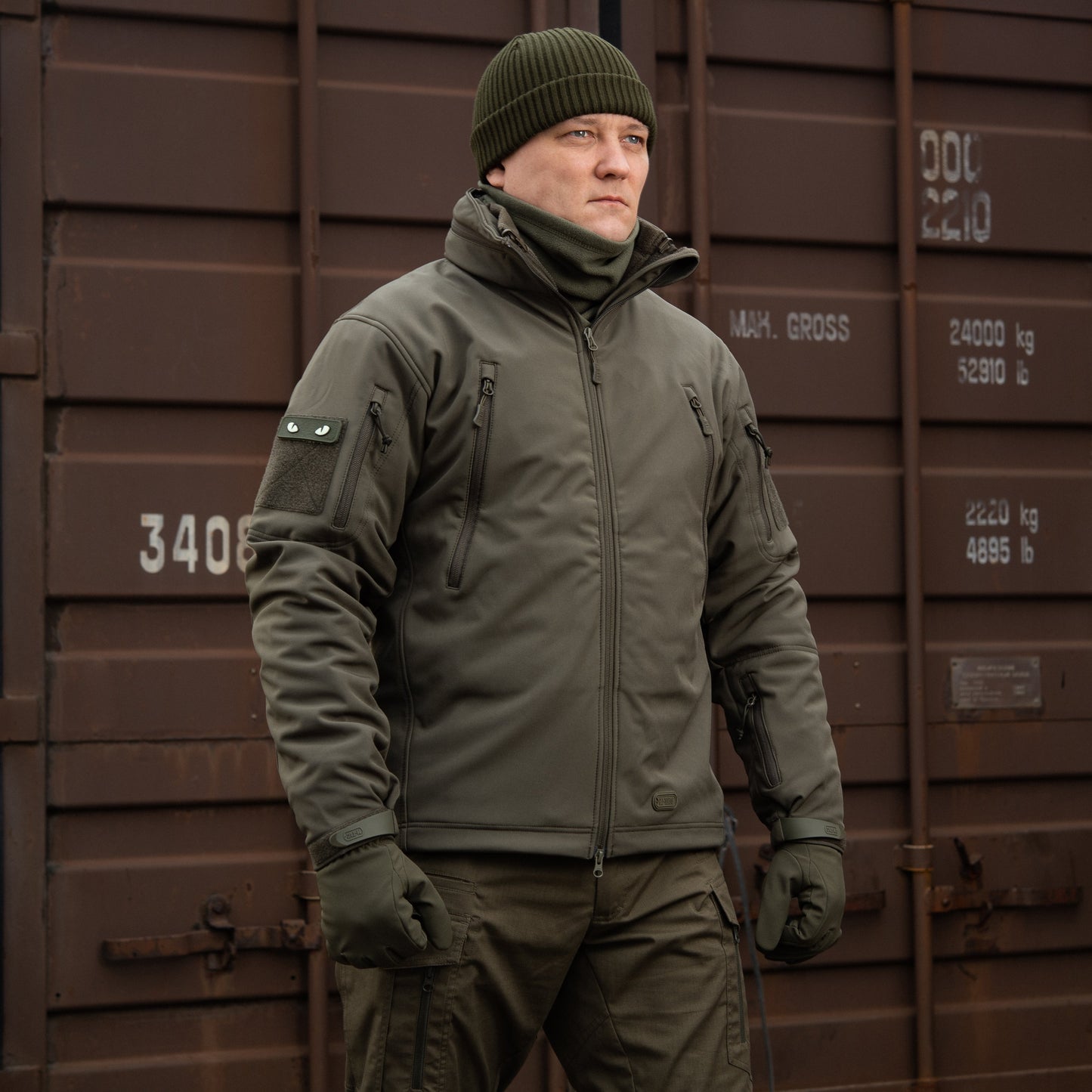 M‑Tac Softshell Tactical Jacket with Fleece Liner