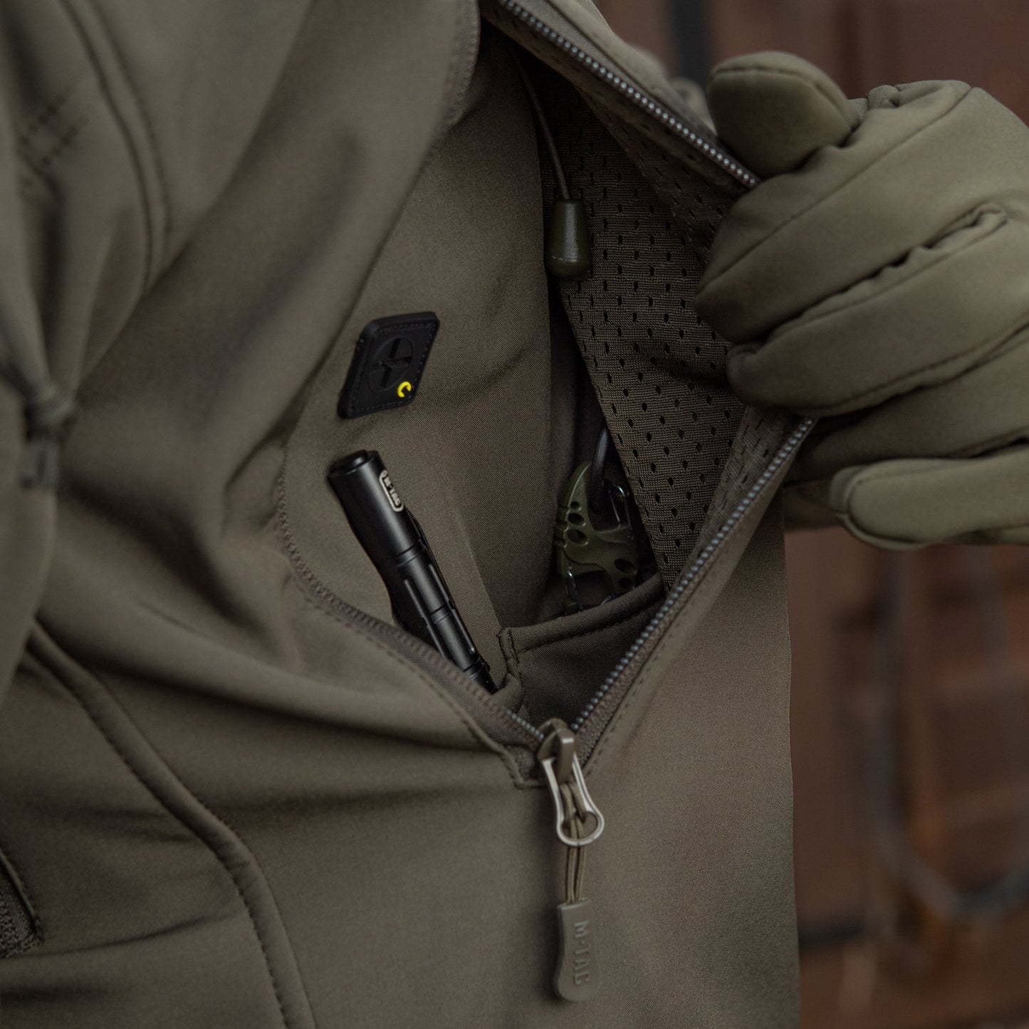 M‑Tac Softshell Tactical Jacket with Fleece Liner