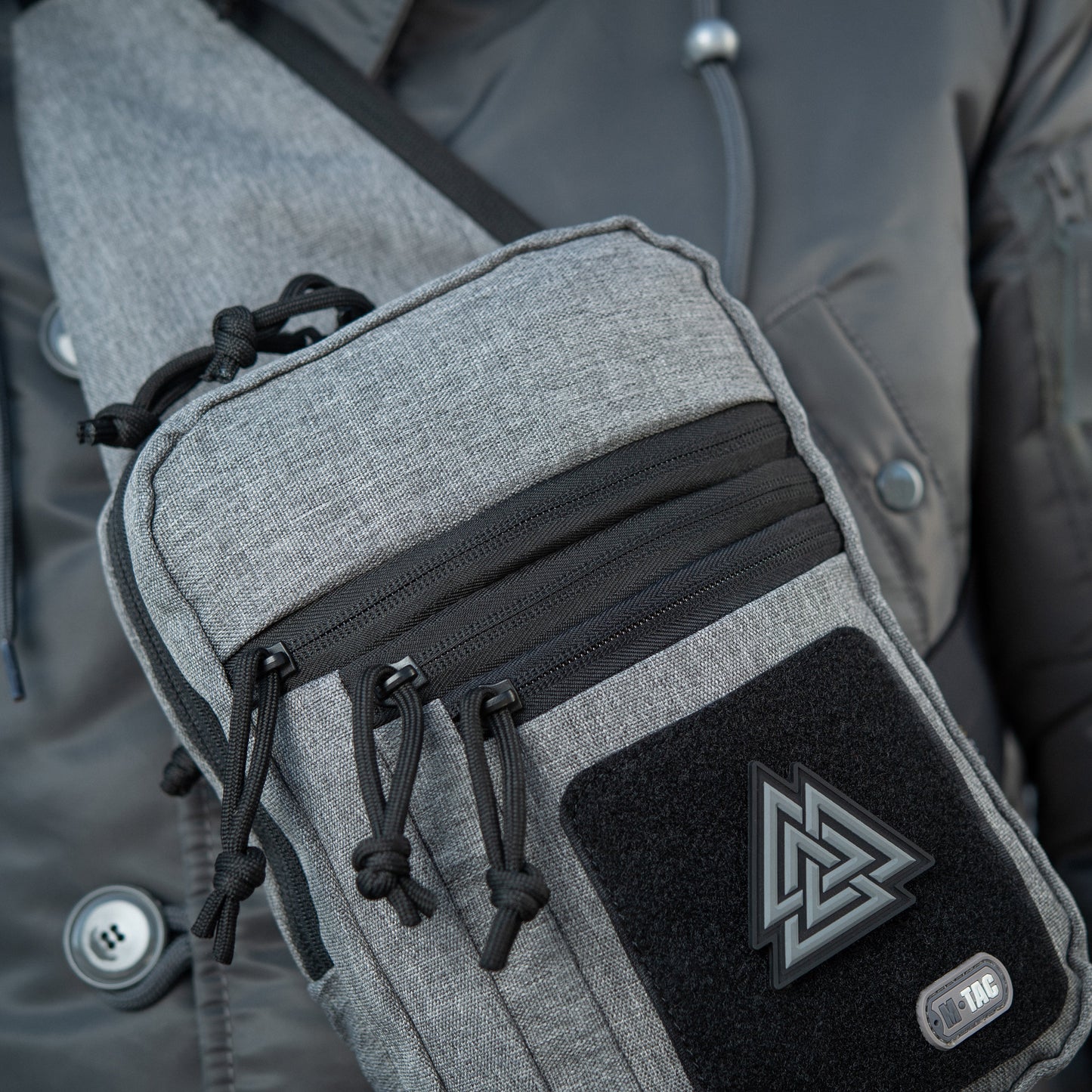 M-Tac LEFT-HANDED Tactical Sling Bag for Men with Holster