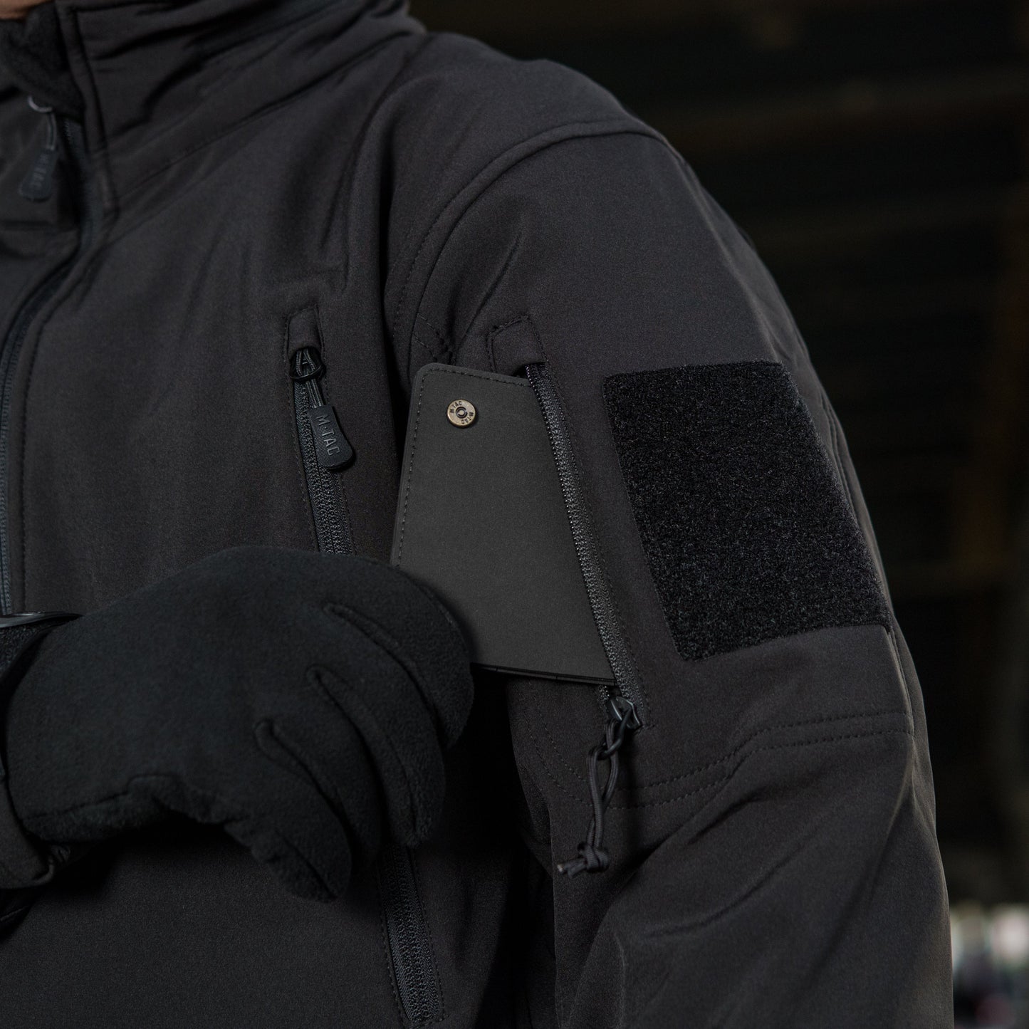 M‑Tac Softshell Tactical Jacket with Fleece Liner
