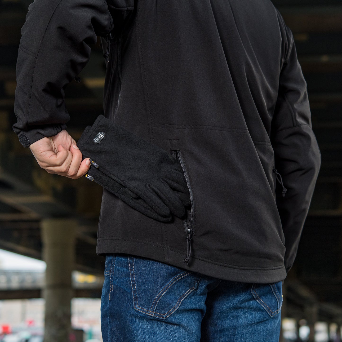 M‑Tac Softshell Tactical Jacket with Fleece Liner
