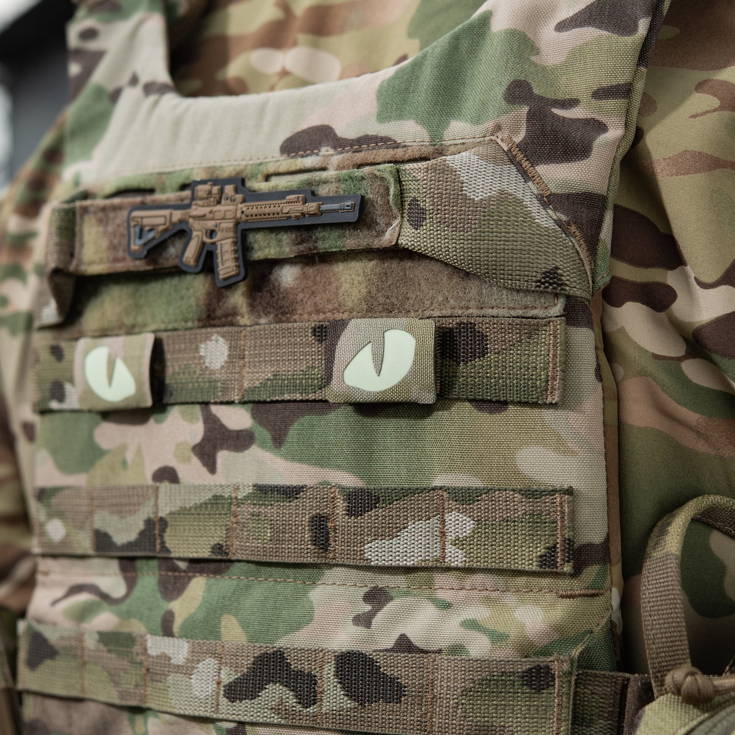 M-Tac Patch Tiger Eyes Laser Cut (couple)