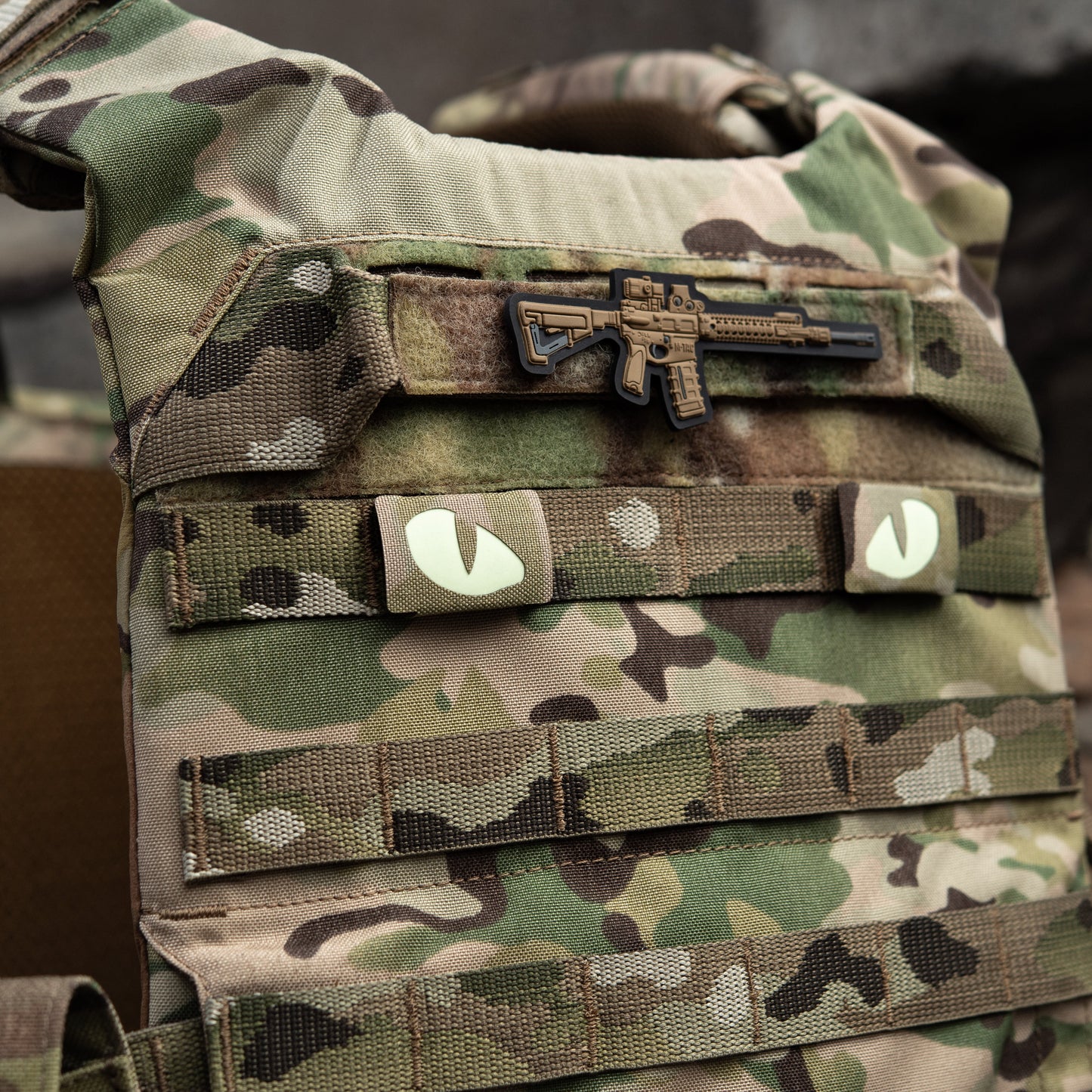 M-Tac Patch Tiger Eyes Laser Cut (couple)