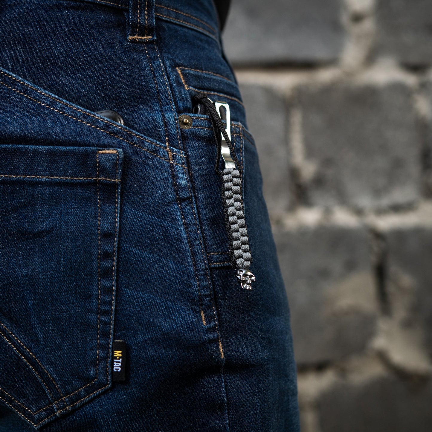 M-Tac Knife Lanyard Cuboid Skull