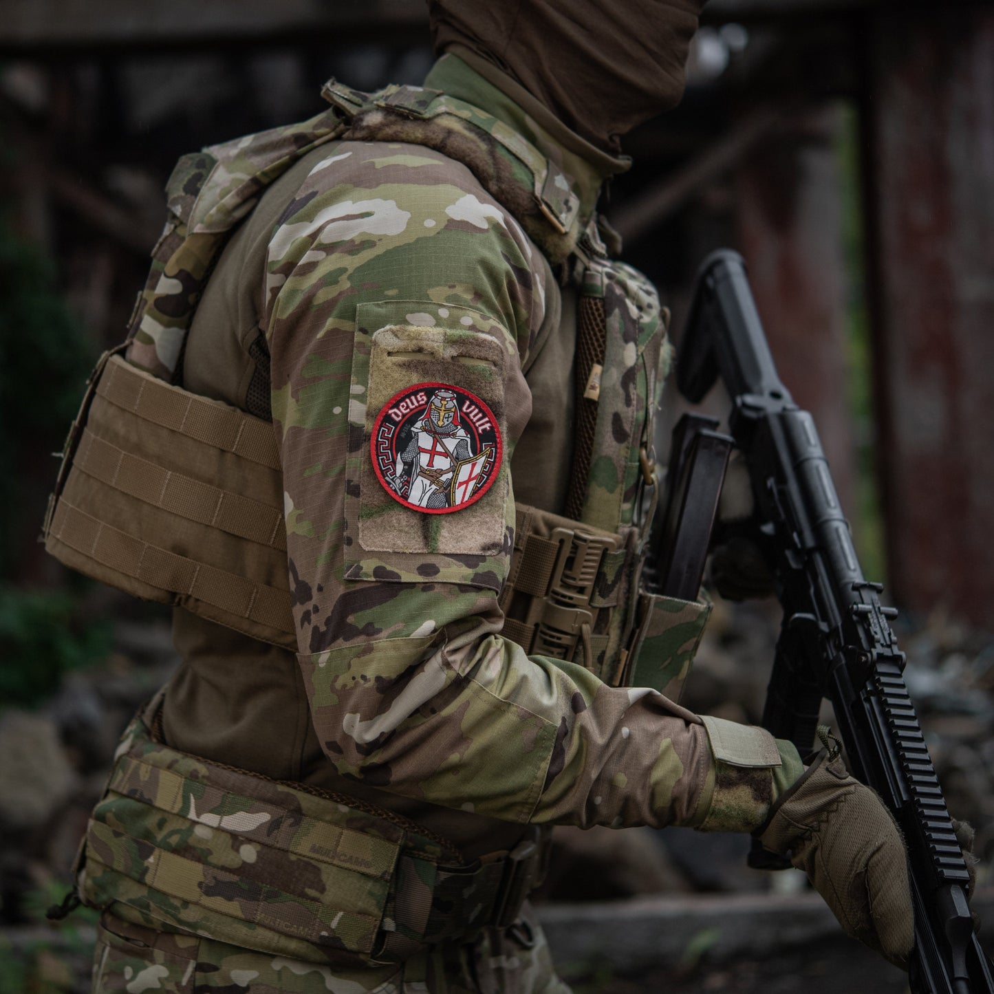 M-Tac Patch Deus Vult (Jacquard)