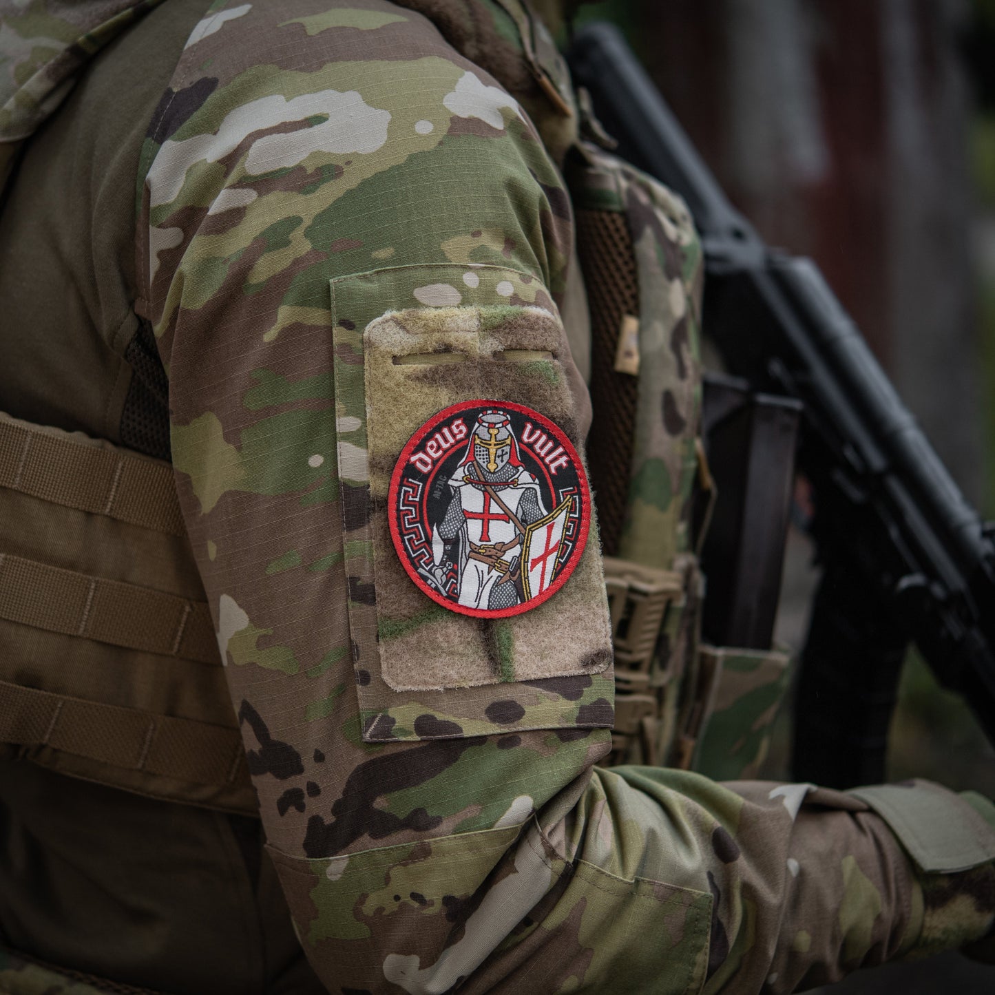 M-Tac Patch Deus Vult (Jacquard)