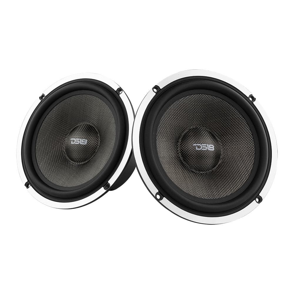 DX 6.5" 2- Way Component Speaker System With Kevlar Cone 230 Watts Rms 4-Ohm