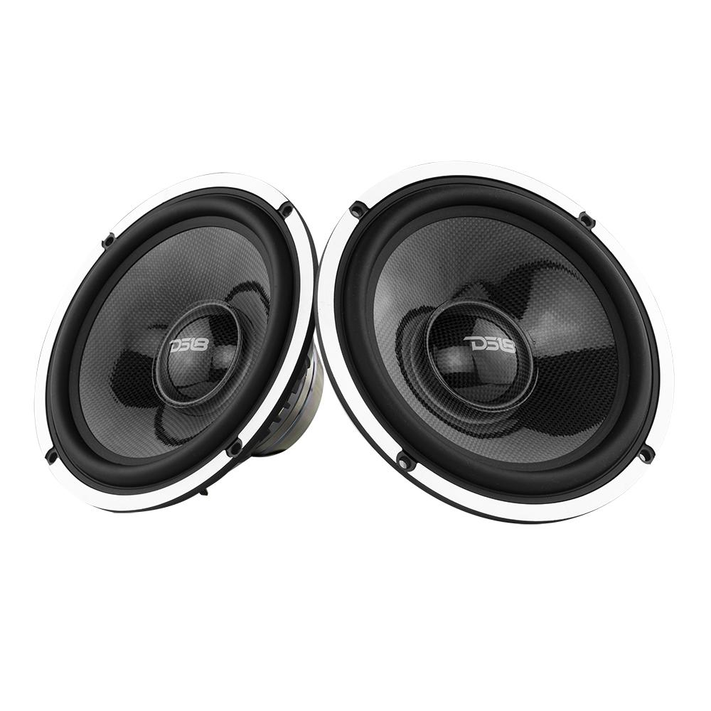 DX 6.5" 3- Way Neodymium Component Speaker System With Carbon Fiber Cone 290 Watts Rms 4-Ohm