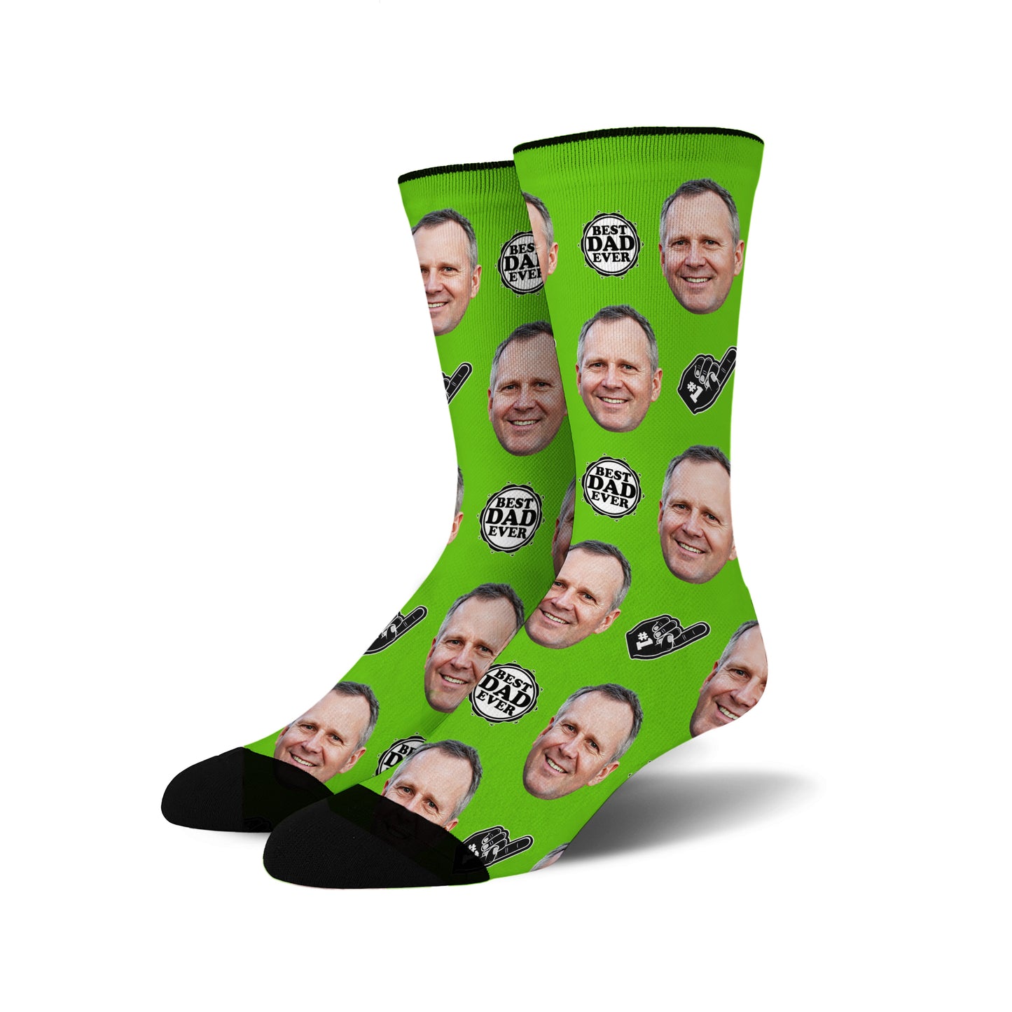 Custom Best Dad Ever Socks