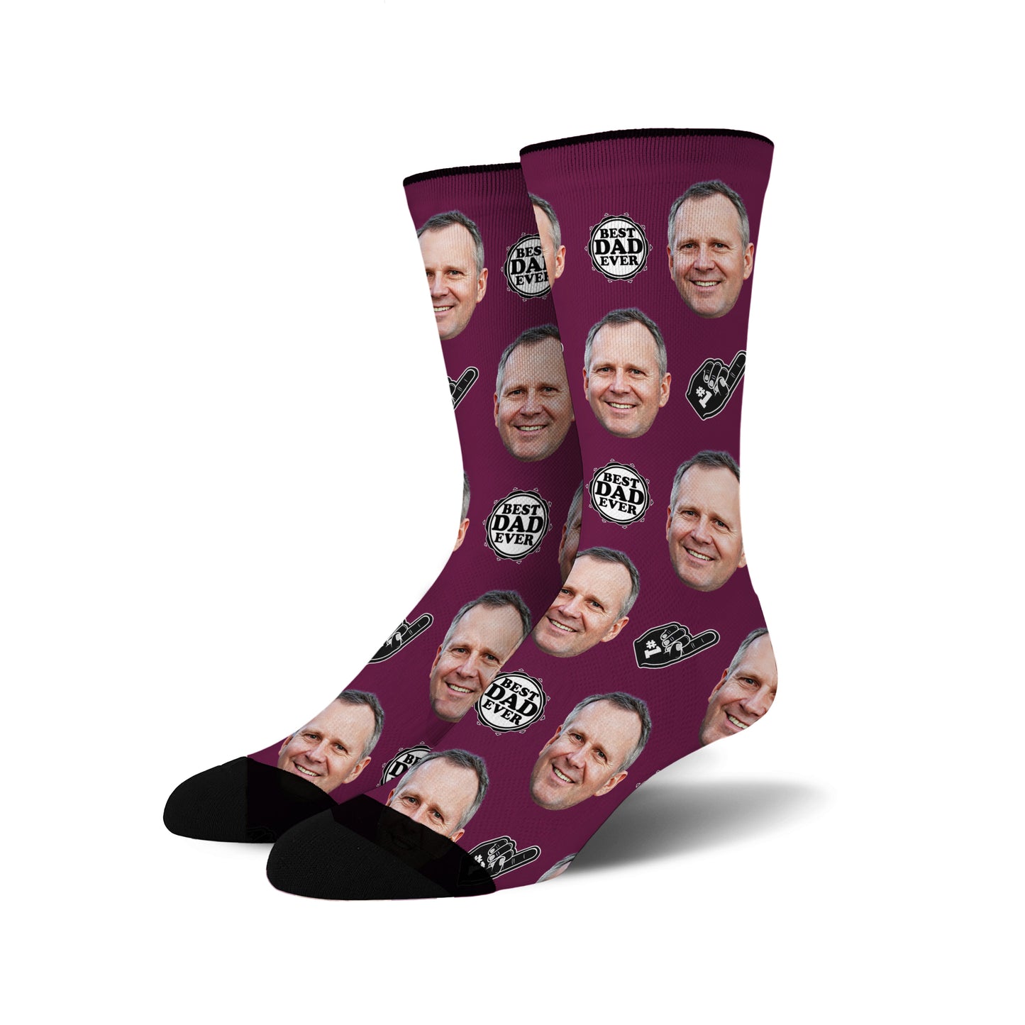 Custom Best Dad Ever Socks
