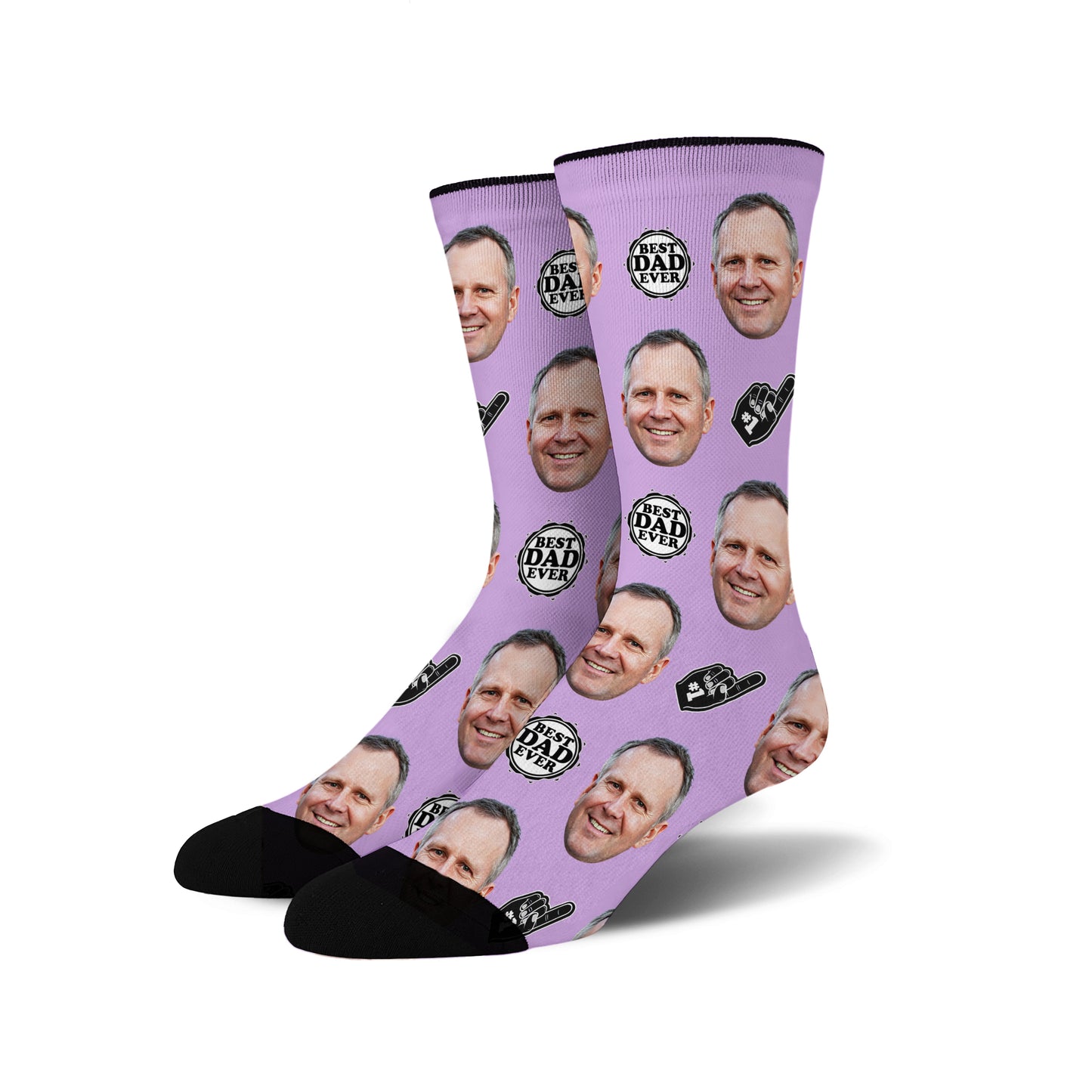 Custom Best Dad Ever Socks
