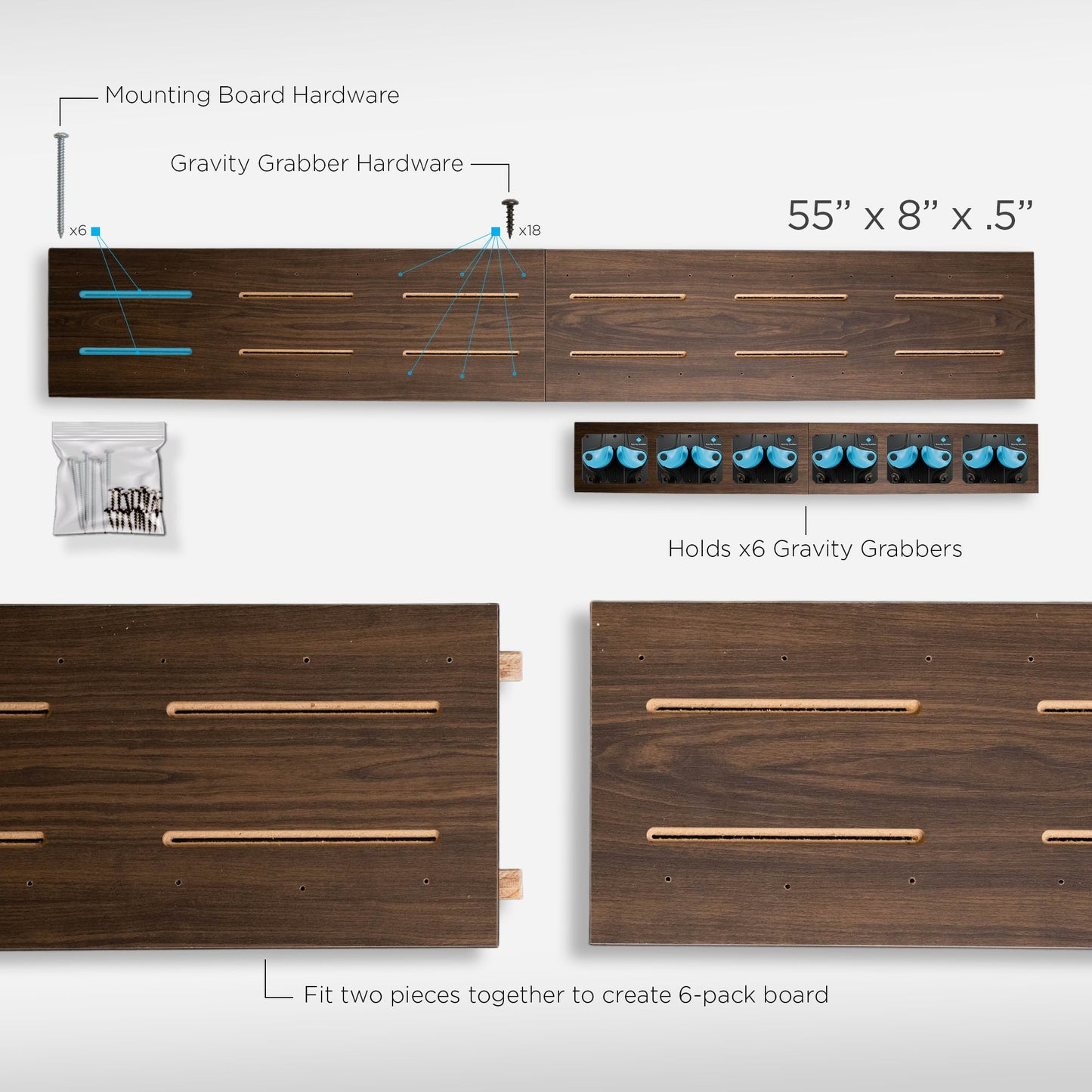 Cyan Bundle Maple Board