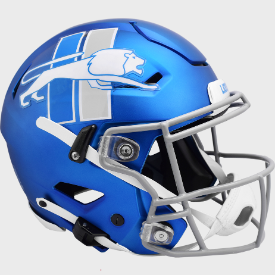 Detroit Lions Full Size Authentic SpeedFlex Football Helmet 2023 Alternate On-Field - NFL