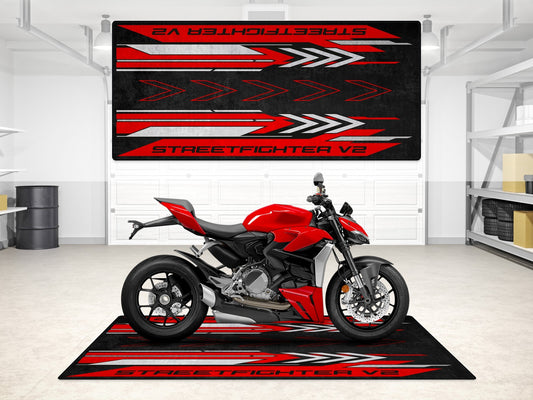 MPM Motorcycle Mat for Ducati Streetfighter V2 - MM7258