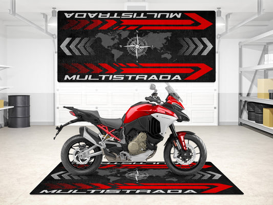 MPM Motorcycle Mat for Ducati Multistrada - MM7177