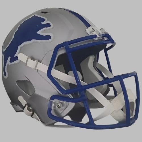 Detroit Lions Full Size 1983 to 2002 Speed Replica Throwback Football Helmet - NFL