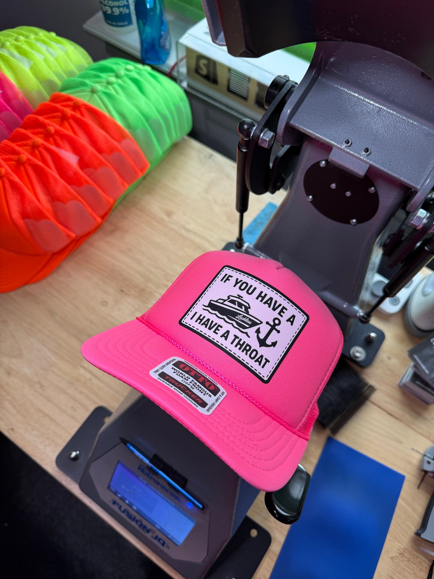 Boat Throat Trucker Hat