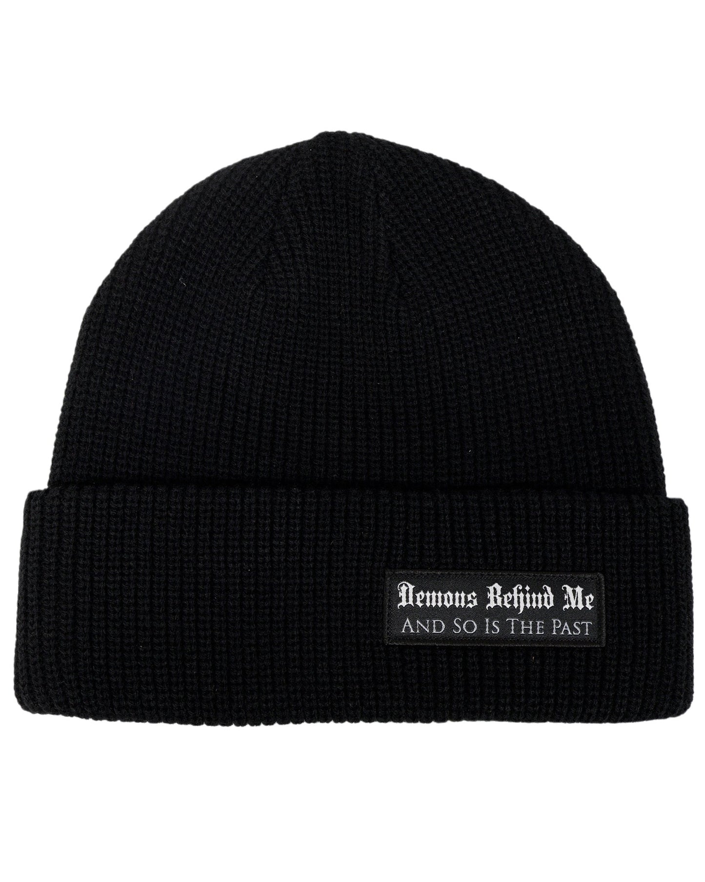 Large Woven Patch Premium Beanie (2 Colors)