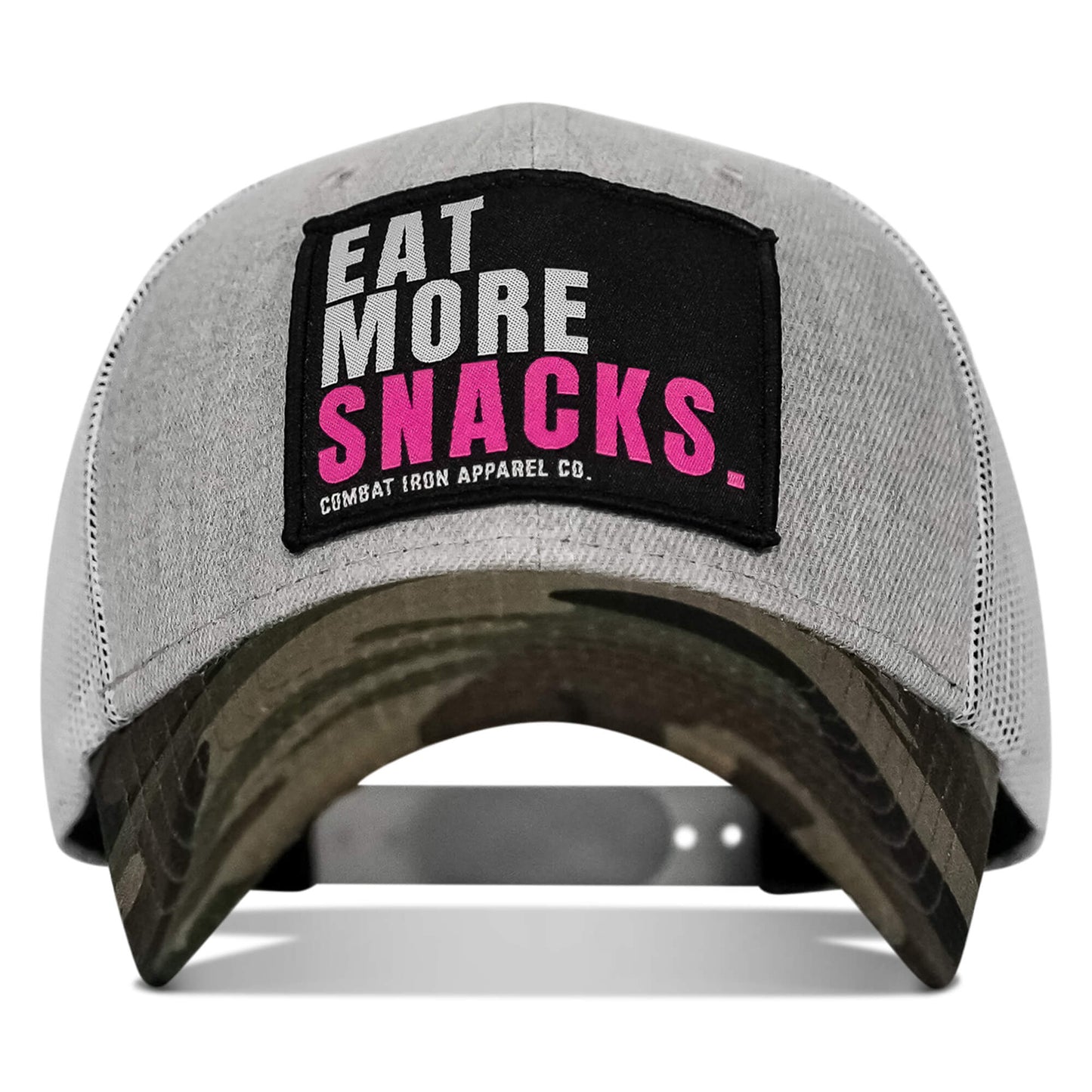 Eat More Snacks Patch Snapback Hat