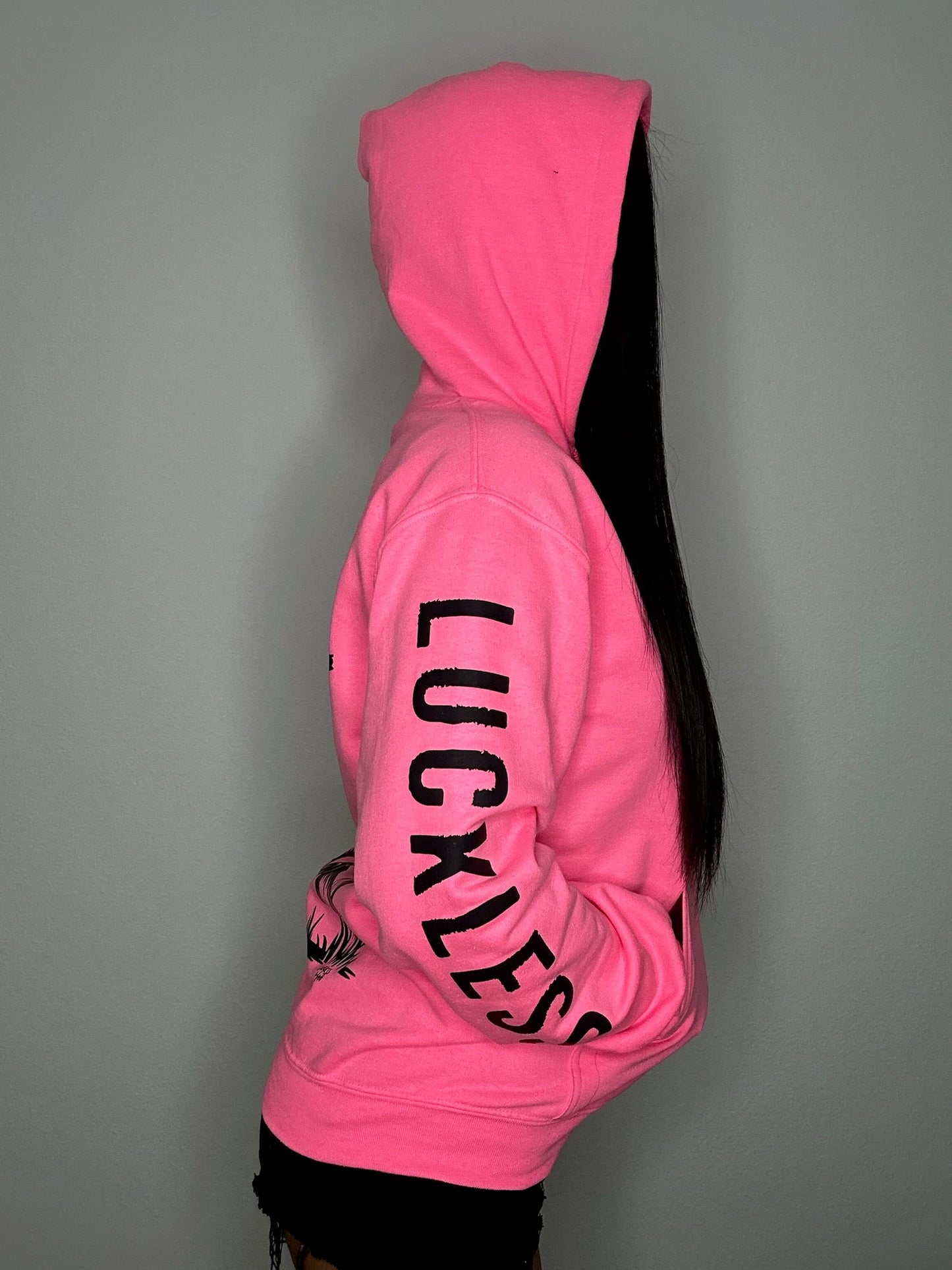 Bad Girl Neon Pink Hoodie