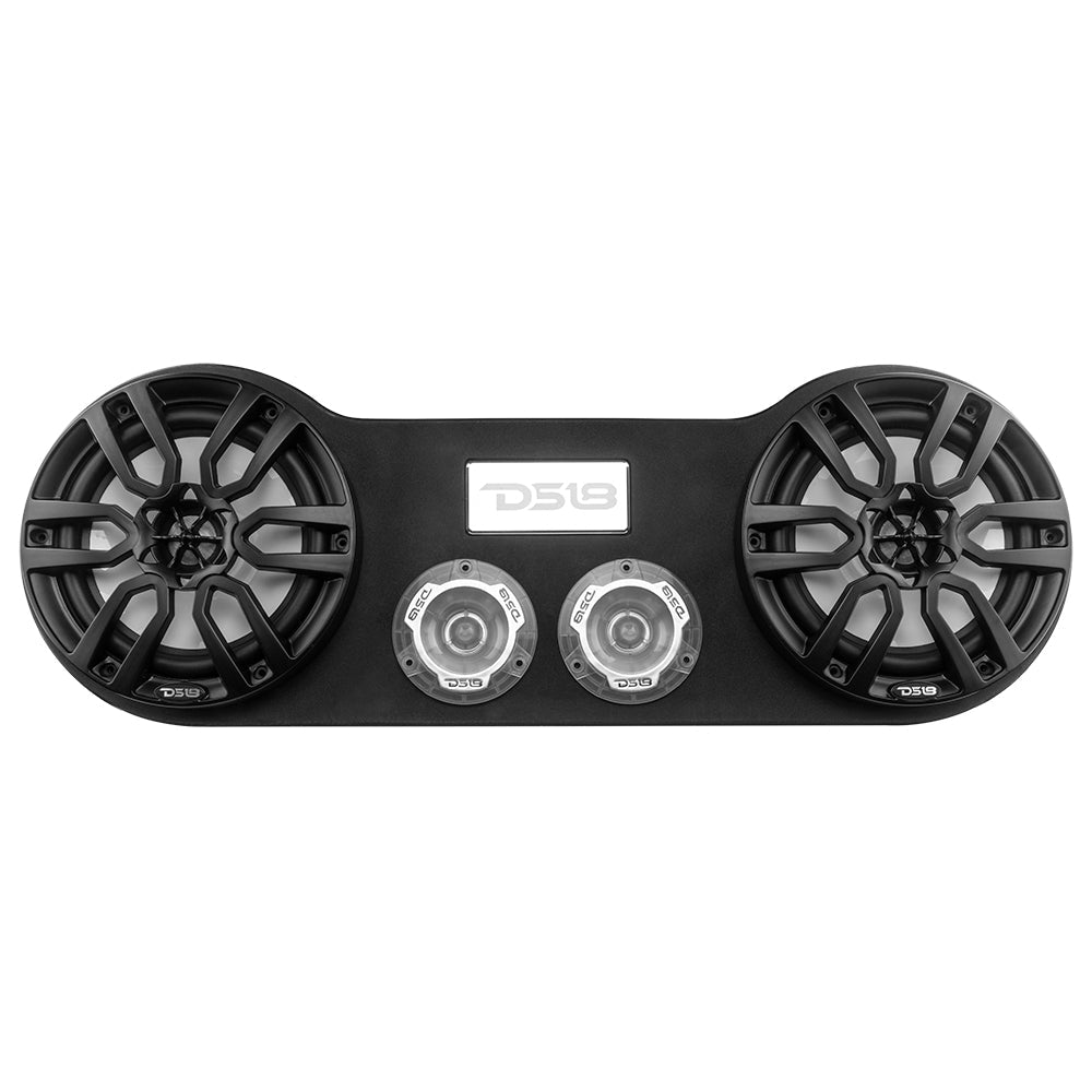 28" High Density ABS Universal Speakers Enclosure 2 X 8" and 2 x 3.78" Tweeters