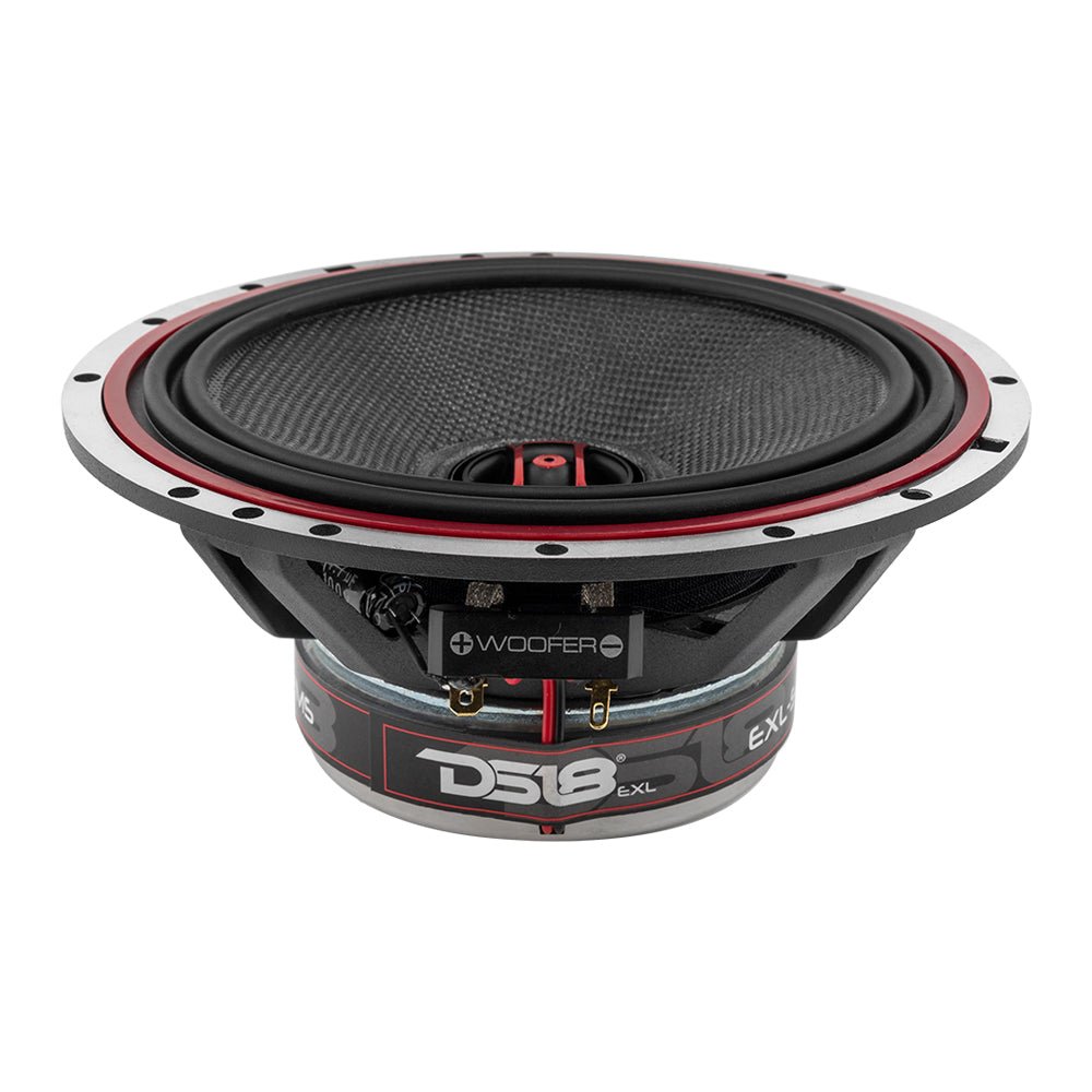 EXL 6.5" 2-Way Coaxial Speaker with Fiber Glass Cone | 120W RMS 3-Ohm