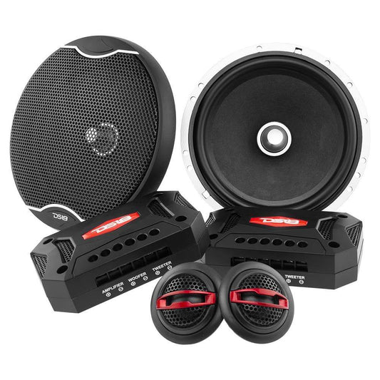 EXL 6.5" 2-Way Component Speaker System 400 Watts 4-Ohms (Pair)