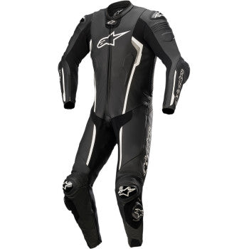 ALPINESTARS Missile v2 1-Piece Leather Suit - Black/White - US 38 / EU 48 3150122-12-48