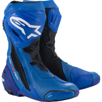 ALPINESTARS Supertech R Vented Boots - Blue/Black - US 12.5 / EU 48 2220121-713-48