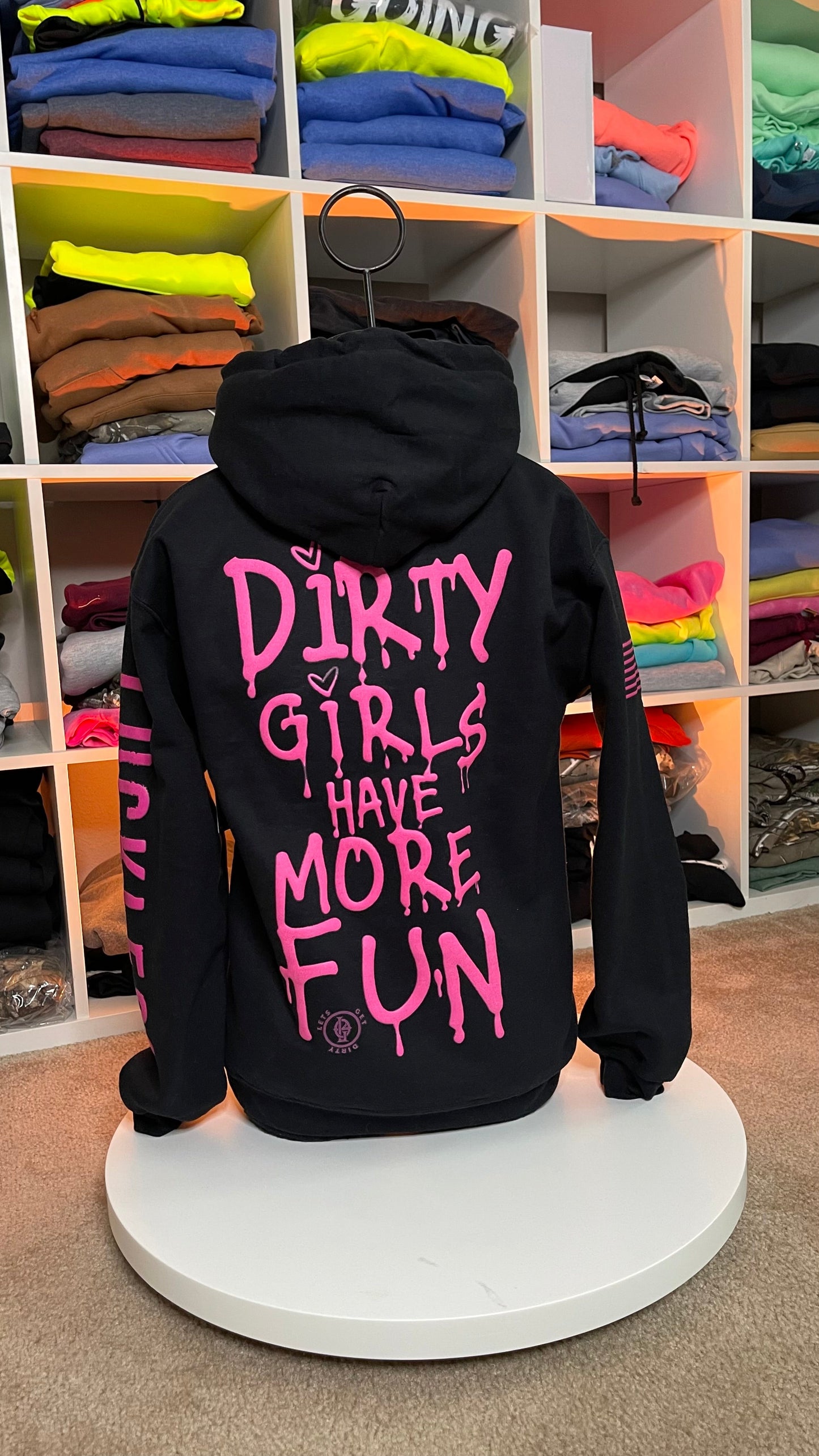 Dirty Girls Have More Fun | Hoodie Pink