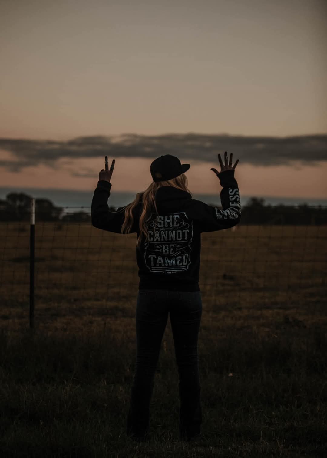 She Cannot Be Tamed Hoodie | Black