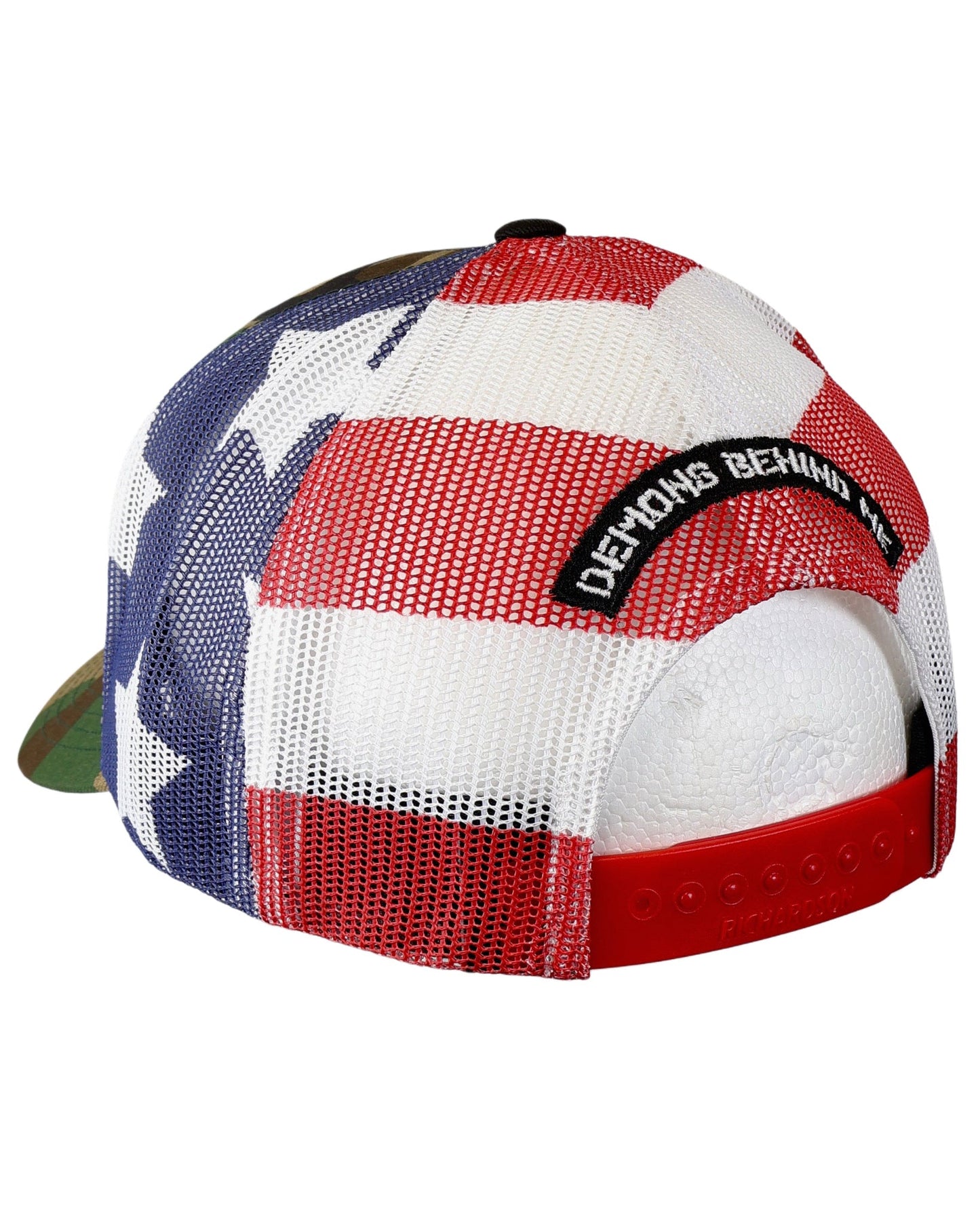 Richardson Embroidered Patriotic Mesh Trucker
