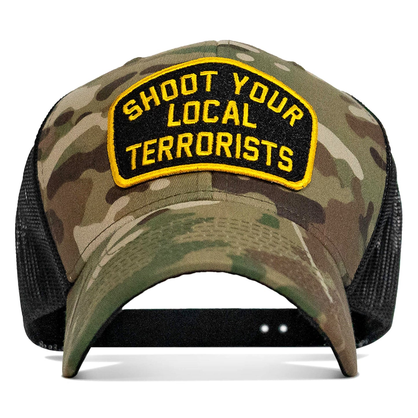 Shoot Your Local Terrorists Patch Snapback Hat