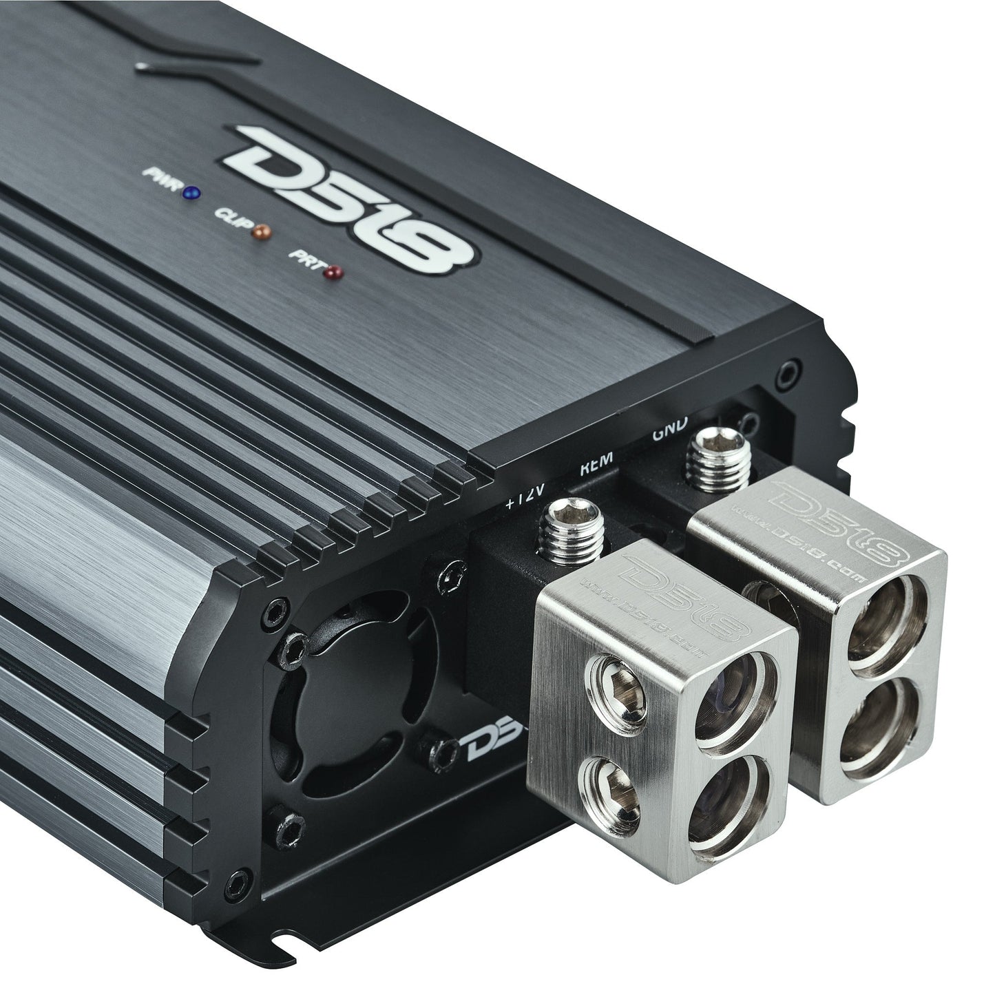 FRP Compact Full-Range Class D 1-Channel Amplifier 5,000 Watts Rms @ 1-Ohm Titanium