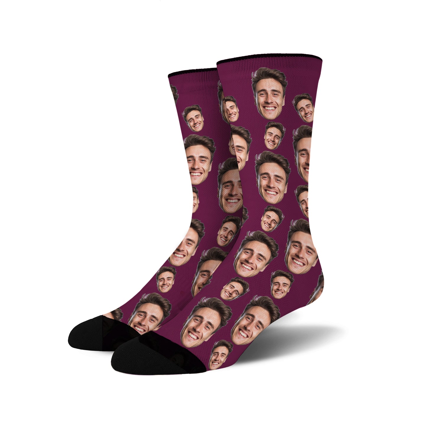 Custom Novelty Face Socks
