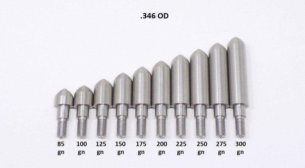Screw-In Stainless Steel Field Point, .346 (11/32)