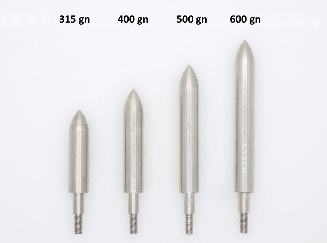 Screw-in Field Points, "Y" Weight, .370 (3/8)