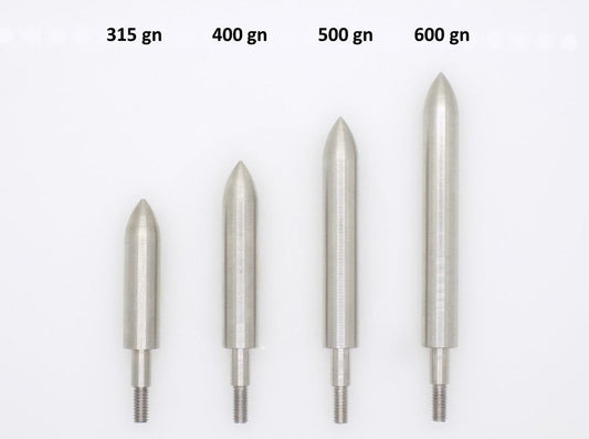 Screw-in Field Points, "Y" Weight, .370 (3/8)