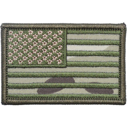 US Flag - 2x3 Patch - MultiCam w/ Olive Drab