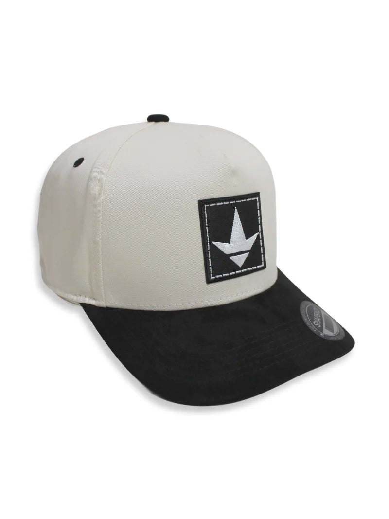 LO Logo Suede Bill Snapback Hat
